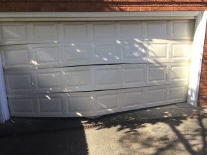Garage door to repair
